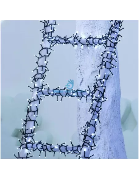 Giocoplast 14308715 mini LED fireflies 96 lights white 24v with motor 8 light games